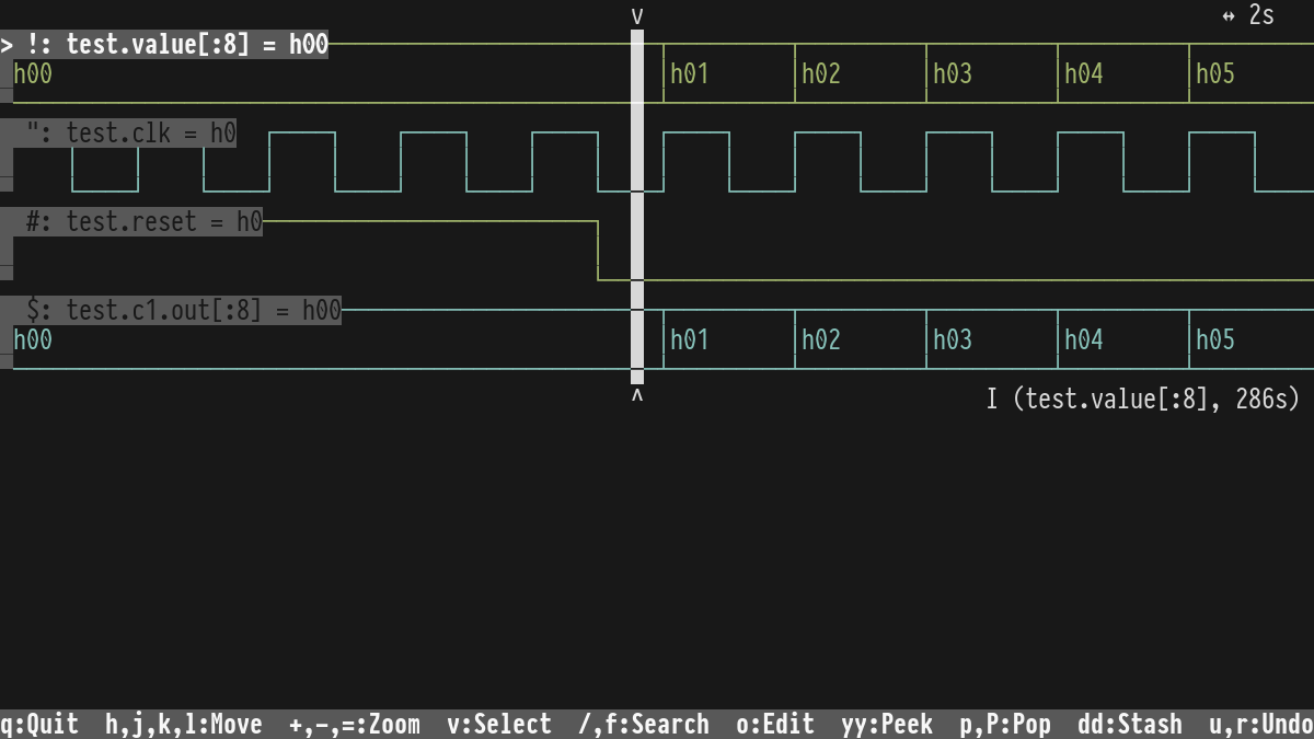 Screenshot of DWFV running in a terminal.