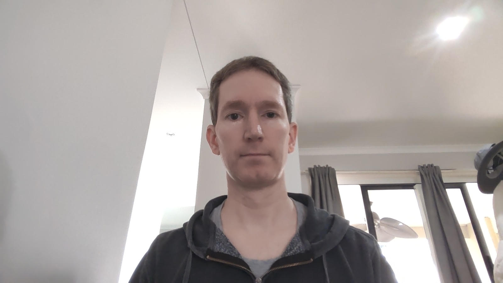 Photo of your author taken with the built-in webcam.